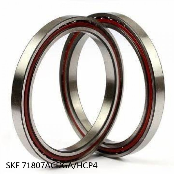 71807ACDGA/HCP4 SKF Super Precision,Super Precision Bearings,Super Precision Angular Contact,71800 Series,25 Degree Contact Angle