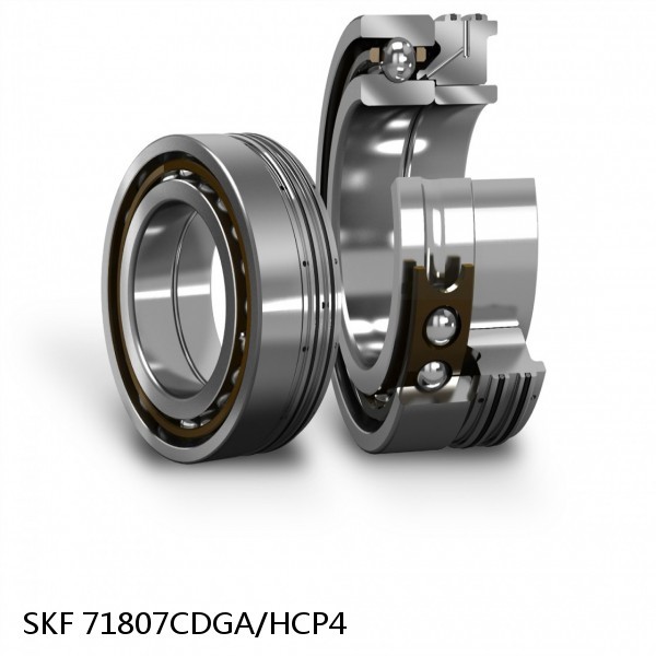 71807CDGA/HCP4 SKF Super Precision,Super Precision Bearings,Super Precision Angular Contact,71800 Series,15 Degree Contact Angle