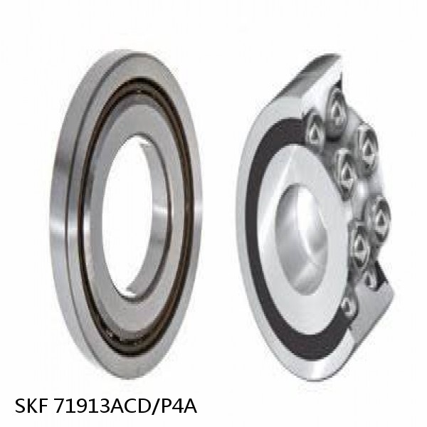 71913ACD/P4A SKF Super Precision,Super Precision Bearings,Super Precision Angular Contact,71900 Series,25 Degree Contact Angle